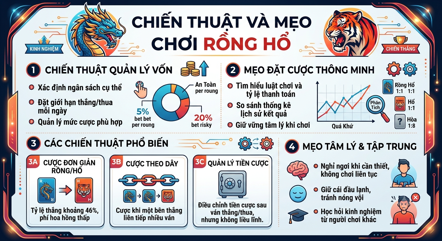 chiến thuật và mẹo chơi rồng hổ